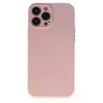 İphone 13 Pro Kılıf Nano İçi Kadife Silikon - Pembe-1