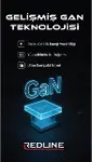 Type-C ve USB-A Portlu 35W GaN Hızlı Şarj Adaptörü-2