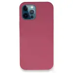İphone 12 Pro Kılıf Lansman Legant Silikon - Fuşya-1