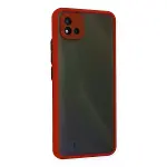 Realme C11 2021 Kılıf Montreal Silikon Kapak - Kırmızı-3