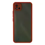 Realme C11 2021 Kılıf Montreal Silikon Kapak - Kırmızı-1