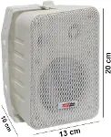 Lastvoice Cami ve Okul İçin Ekonomik Duvar Hoparlörü 120 Watt 4 iNÇ 100V/8 Ohm (St-40TW)-4