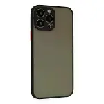 İphone 13 Pro Kılıf Montreal Silikon Kapak - Siyah-2