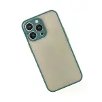 İphone 13 Pro Kılıf Montreal Silikon Kapak - Yeşil-2