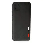 Realme C11 Kılıf Loop Deri Silikon - Siyah-1