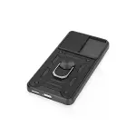 Xiaomi Mi 12t Pro Kılıf Pars Lens Yüzüklü Silikon - Siyah-5