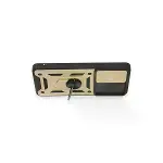 Xiaomi Mi 12t Pro Kılıf Pars Lens Yüzüklü Silikon - Gold-3