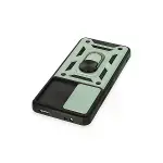 Xiaomi Mi 12t Pro Kılıf Pars Lens Yüzüklü Silikon - Yeşil-4