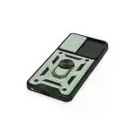Xiaomi Mi 12t Pro Kılıf Pars Lens Yüzüklü Silikon - Yeşil-5