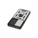 Xiaomi Mi 12t Pro Kılıf Pars Lens Yüzüklü Silikon - Gümüş-4