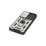 Xiaomi Mi 12t Pro Kılıf Pars Lens Yüzüklü Silikon - Gümüş-5