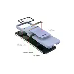 Samsung Galaxy Z Flip 3 Kılıf Belt Flip Kapak - Siyah-2