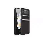 Samsung Galaxy Z Flip 3 Kılıf Belt Flip Kapak - Siyah-3