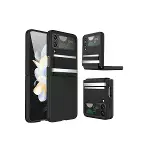 Samsung Galaxy Z Flip 3 Kılıf Belt Flip Kapak - Siyah-1