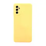 Samsung Galaxy M52 5g Kılıf Nano İçi Kadife Silikon - Sarı-1