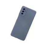Samsung Galaxy M52 5g Kılıf Nano İçi Kadife Silikon - Gri-3