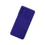Samsung Galaxy M52 5g Kılıf Nano İçi Kadife Silikon - Mor-3