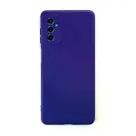 Samsung Galaxy M52 5g Kılıf Nano İçi Kadife Silikon - Mor-1