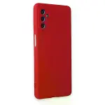 Samsung Galaxy M52 5g Kılıf Nano İçi Kadife Silikon - Kırmızı-2