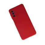 Samsung Galaxy M52 5g Kılıf Nano İçi Kadife Silikon - Kırmızı-3