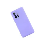 Xiaomi Mi 11t Pro Kılıf Nano İçi Kadife Silikon - Lila-2
