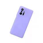 Xiaomi Mi 11t Pro Kılıf Nano İçi Kadife Silikon - Lila-3
