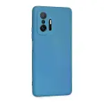 Xiaomi Mi 11t Pro Kılıf Nano İçi Kadife Silikon - Mavi-2
