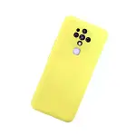 Tecno Camon 16 Kılıf Nano İçi Kadife Silikon - Sarı-3