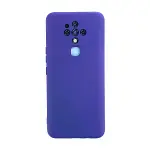 Tecno Camon 16 Kılıf Nano İçi Kadife Silikon - Mor-1