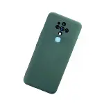 Tecno Camon 16 Kılıf Nano İçi Kadife Silikon - Koyu Yeşil-3