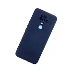 Tecno Camon 16 Kılıf Nano İçi Kadife Silikon - Lacivert-3