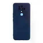 Tecno Camon 16 Kılıf Nano İçi Kadife Silikon - Lacivert-1