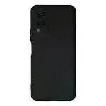 Vivo Y53s Kılıf Nano İçi Kadife Silikon - Siyah-2