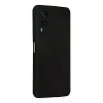 Vivo Y53s Kılıf Nano İçi Kadife Silikon - Siyah-3