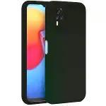 Vivo Y53s Kılıf Nano İçi Kadife Silikon - Siyah-1