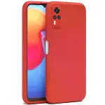 Vivo Y53s Kılıf Nano İçi Kadife Silikon - Kırmızı-1
