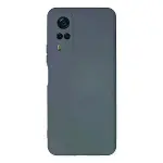 Vivo Y53s Kılıf Nano İçi Kadife Silikon - Gri-2