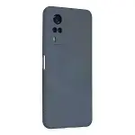 Vivo Y53s Kılıf Nano İçi Kadife Silikon - Gri-3