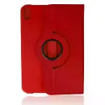 İpad Mini 6 Kılıf 360 Tablet Deri Kılıf - Kırmızı-2