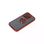 İphone 14 Pro Kılıf Slot Silikon - Kırmızı-4