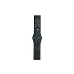 Watch 20mm Spor Delikli Kordon - Siyah-gri-2