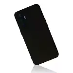 Oppo Reno 6 Kılıf Nano İçi Kadife Silikon - Siyah-2