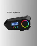 Suya Dayanıklı Bluetooth İnterkom 5.4 Hoparlör 500mAh Batarya ve FM Radyo Özellikli-4