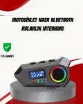 Suya Dayanıklı Bluetooth İnterkom 5.4 Hoparlör 500mAh Batarya ve FM Radyo Özellikli-1