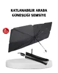 Katlanabilir Ön Cam Güneşliği Şemsiye – Her Araca Uygun Isı ve Işık Koruması-1