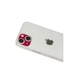 İphone 13 Rainbow Kamera Lens Koruma Cam - Koyu Kırmızı-1