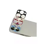 İphone 13 Pro Max Rainbow Kamera Lens Koruma Cam - Rose Gold-2