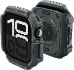 Apple Watch 46mm Seri 11/10 ile Uyumlu Kılıf Rugged Armor 2 Dark Gray - ACS10500-1