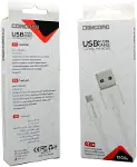Concord C-321 2.1A 100cm Micro USB Data ve Şarj Kablosu - Beyaz-6