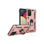 Samsung Galaxy A03s Kılıf Sofya Yüzüklü Silikon Kapak - Rose-2